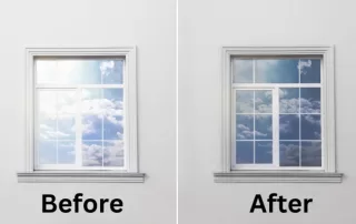 residential window tinting before and after