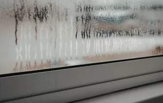 Foggy Window Interior Condensation on Double-Pane Glass
